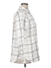 Jachs Girlfriend Plaid Ivory Long Sleeve Button-Down Shirt Size XL - photo 4