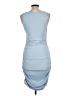Shein Solid Blue Cocktail Dress Size L - photo 2