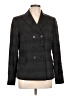 Barry Bricken Houndstooth Gray Wool Blazer Size 10 - photo 1