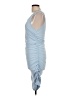 Shein Solid Blue Cocktail Dress Size L - photo 5