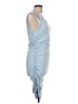 Shein Solid Blue Cocktail Dress Size L - photo 4