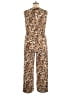 Chico's Animal Print Brown Jumpsuit Size Lg (2) - photo 2