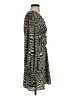 Alexis 100% Polyester Animal Print Brown Casual Dress Size S - photo 4