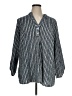 Ruby Rd. Blue Long Sleeve Blouse Size 1X - photo 1