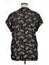 Cynthia Steffe 100% Polyester Floral Black Short Sleeve Blouse Size XL - photo 2