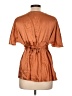 Alain Weiz 100% Silk Orange Blouse Size EU (IT) 46 / US 10 - photo 2