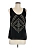 Lost April 100% Polyester Black Sleeveless Top Size M - photo 1