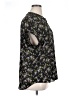 Cynthia Steffe 100% Polyester Floral Black Short Sleeve Blouse Size XL - photo 4