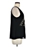 Lost April 100% Polyester Black Sleeveless Top Size M - photo 4