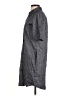 Theory Gray Short Sleeve Button-Down Shirt Size 2 - photo 5