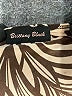 Brittany Black Tan Sleeveless Blouse Size L - photo 7