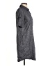 Theory Gray Short Sleeve Button-Down Shirt Size 2 - photo 4