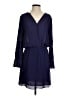 Parker 100% Polyester Solid Blue Casual Dress Size S - photo 1