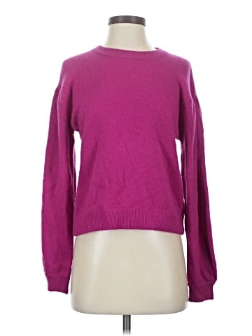 Aqua Cashmere Pullover Sweater (view 1)