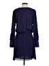 Parker 100% Polyester Solid Blue Casual Dress Size S - photo 2