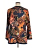 Isabel + Alice Print Orange Jacket Size 1X - photo 2