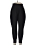 Active Solid Black Track Pants Size L - photo 1