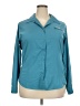 Columbia 100% Polyester Teal Long Sleeve Blouse Size XXL - photo 1