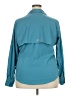 Columbia 100% Polyester Teal Long Sleeve Blouse Size XXL - photo 2