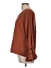 Lyaner Brown Long Sleeve Blouse Size M - photo 5