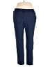 Purejill Solid Blue Active Pants Size L - photo 1