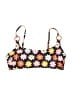 Unbranded Floral Orange Swimsuit Top Size 6 (estimated) - photo 1
