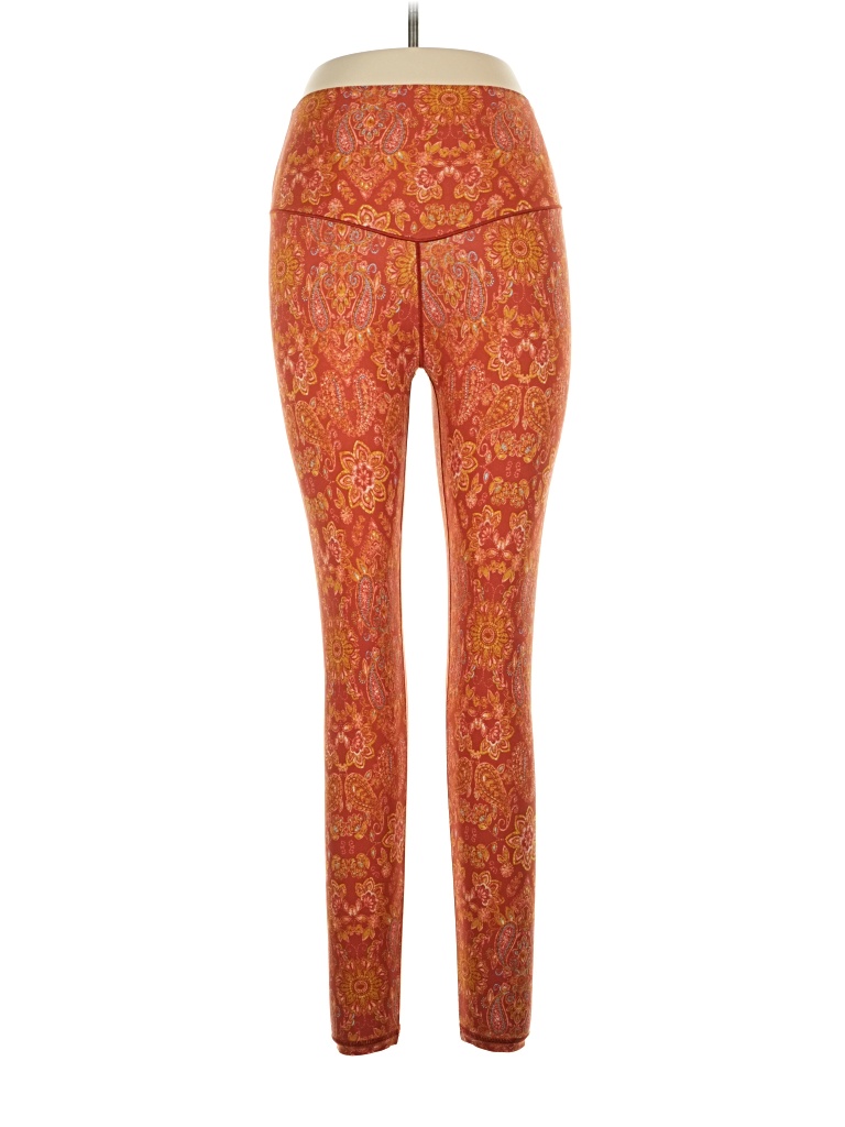 Pre-owned Aerie Yoga Pants In Orange