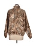 Allyson Whitmore 100% Polyester Animal Print Gold Faux Fur Jacket Size L - photo 1