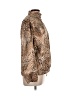 Allyson Whitmore 100% Polyester Animal Print Gold Faux Fur Jacket Size L - photo 4