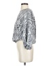 Unbranded 100% Polyester Silver 3/4 Sleeve Blouse Size S - photo 5