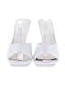 Azalea 100% Leather White Sandals Size 10 - photo 2