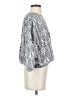 Unbranded 100% Polyester Silver 3/4 Sleeve Blouse Size S - photo 4