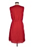 Zara Basic Solid Red Casual Dress Size M - photo 2