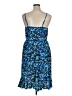 Unbranded Print Blue Cocktail Dress Size XL - photo 2