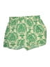 Shein Curve Print Green Shorts Size 0X - photo 1