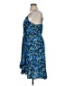 Unbranded Print Blue Cocktail Dress Size XL - photo 5