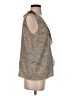H By Halston 100% Polyester Gray Sleeveless Blouse Size S - photo 4