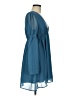 LUCCA 100% Polyester Solid Teal Cocktail Dress Size M - photo 4