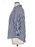 BCX 100% Polyester Stripes Blue 3/4 Sleeve Blouse Size XL - photo 5
