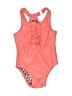 Circo Animal Print Orange One Piece Swimsuit 6-9 MO / 9 MO - photo 1