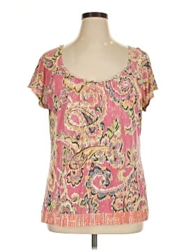 Liz & Co. Short Sleeve Blouse (view 1)