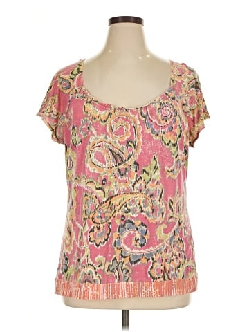 Liz & Co. Short Sleeve Blouse (view 1)