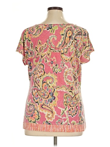 Liz & Co. Short Sleeve Blouse (view 2)
