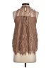 Coco + Jaimeson Brown Sleeveless Blouse Size S - photo 2
