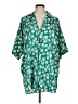 Assorted Brands 100% Polyester Green Short Sleeve Blouse Size M - photo 1