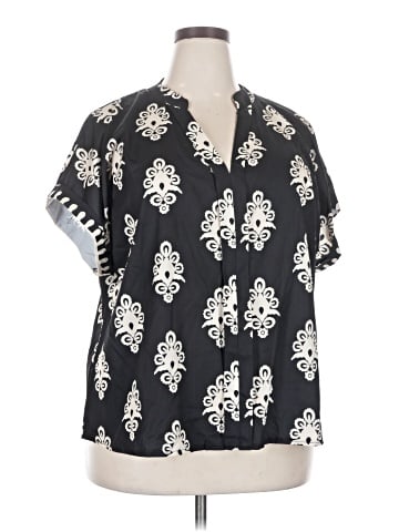 Unbranded Short Sleeve Blouse (view 1)