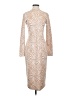 Ted Baker London Animal Print Tan Cocktail Dress Size 2 (0) - photo 1