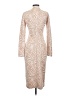 Ted Baker London Animal Print Tan Cocktail Dress Size 2 (0) - photo 2