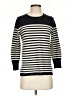 J.Crew 100% Cashmere Stripes Black Cashmere Pullover Sweater Size S - photo 1