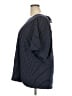 Weekend Suzanne Betro Stripes Blue Black Short Sleeve Top Size 4X - photo 5